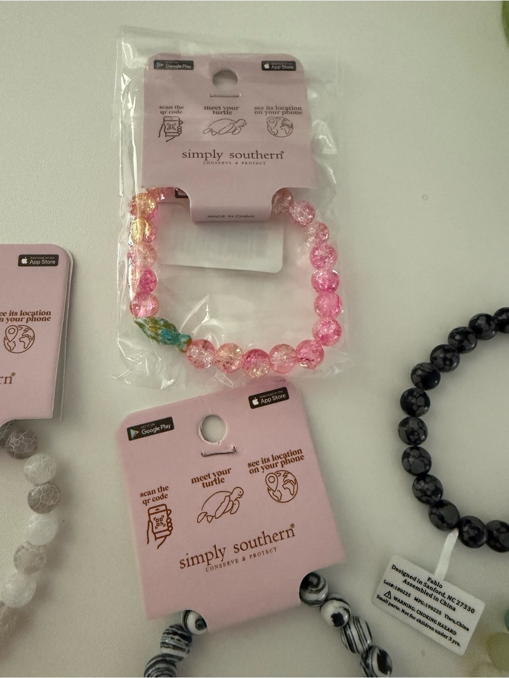 Simply Southern Fahlo and Multi-Color Beaded Bracelet Set of 7 - Picture 4 of 9